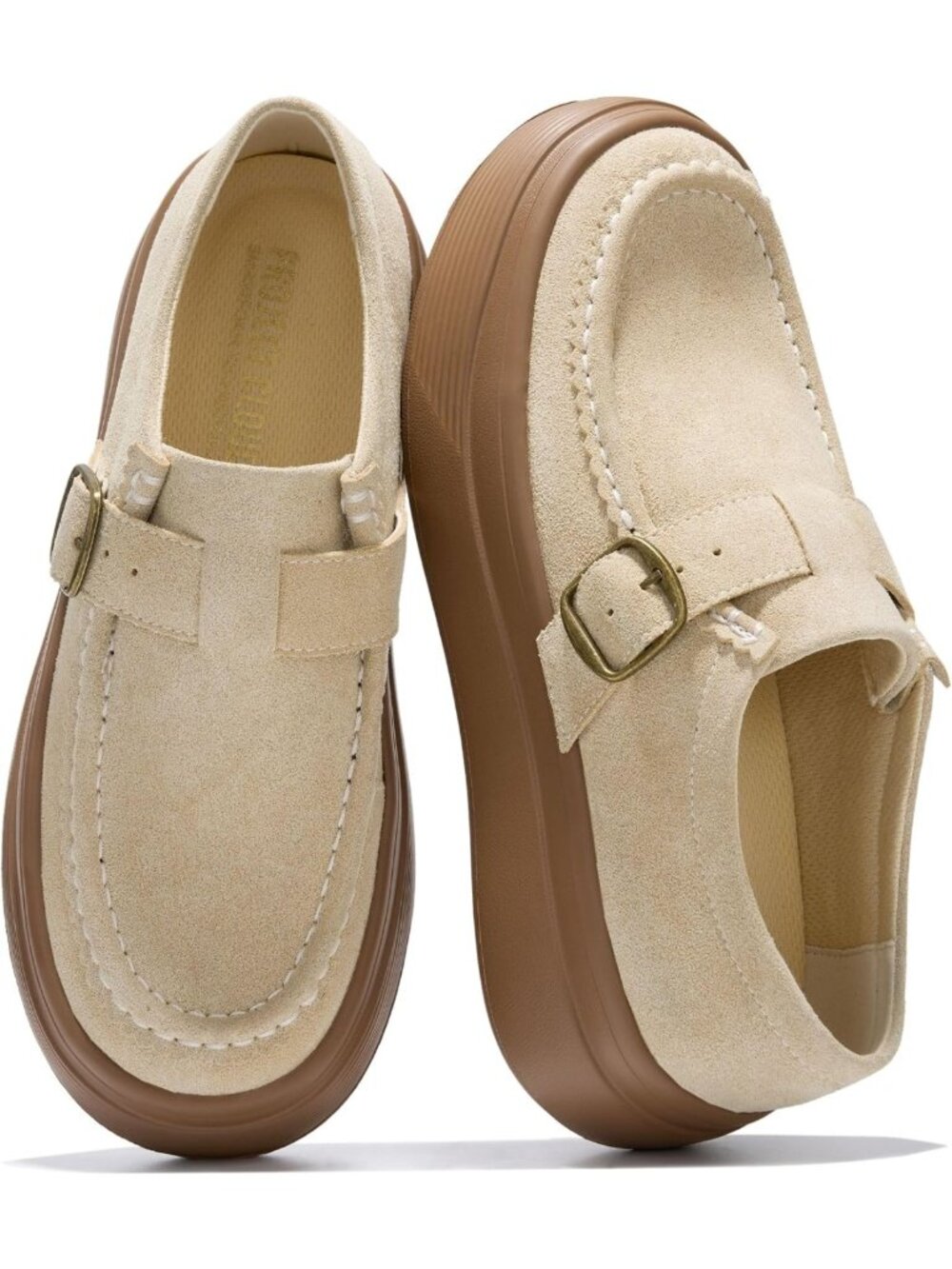 Stylish Genuine Leather Platform Sneakers for Women - Comfy & Trendy Footwear